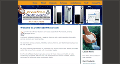 Desktop Screenshot of ironfreesoftwater.com