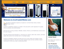 Tablet Screenshot of ironfreesoftwater.com